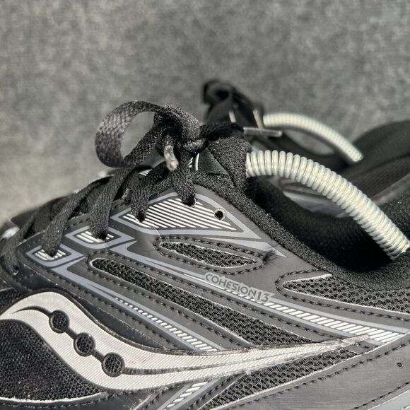 Saucony Cohesion 13 Running Shoes Womens Size 11 Black Athletic Training Sneaker - Picture 5 of 14